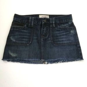 Abercrombie and Fitch Jean Mini Skirt